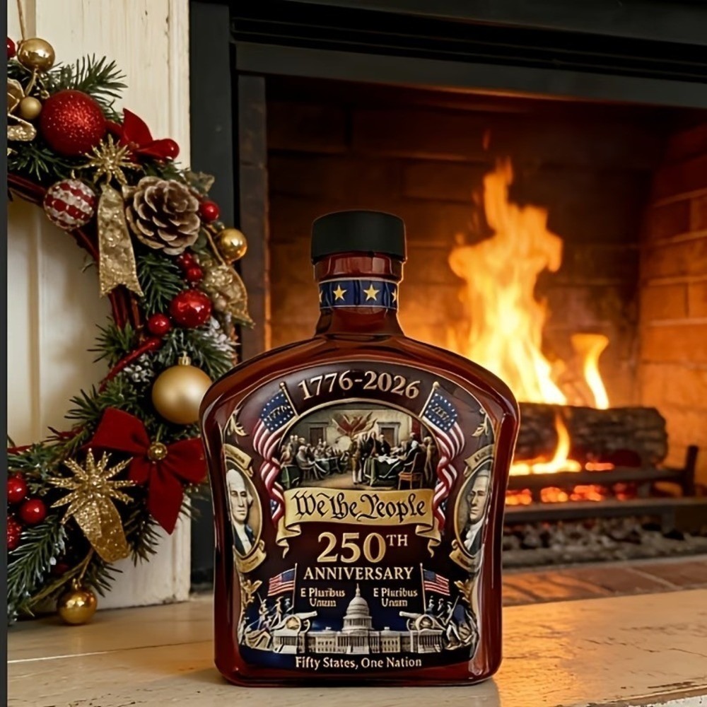 USA 250th Anniversary Whiskey Decanter 1776-2026 WE THE PEOPLE COLLECTABLE